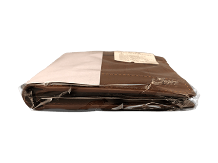 crocodile leather black brown wallet