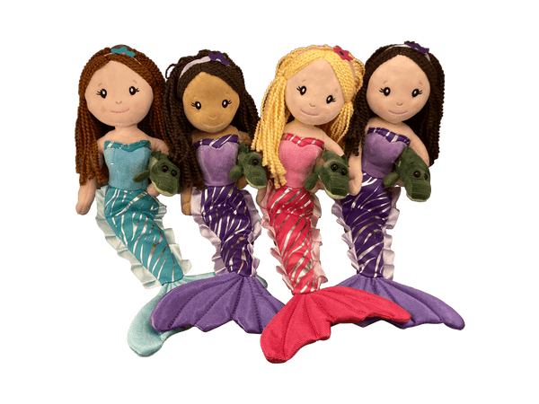 plush mermaids w baby alligator