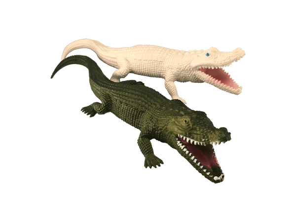 neon green squeaky gator