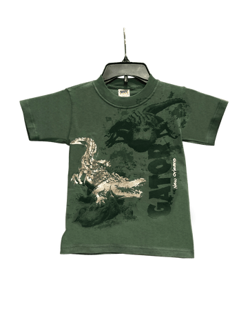 Silver Alligators T-Shirt (Youth) - Two colors - great shirts, limited sizes in green and brown