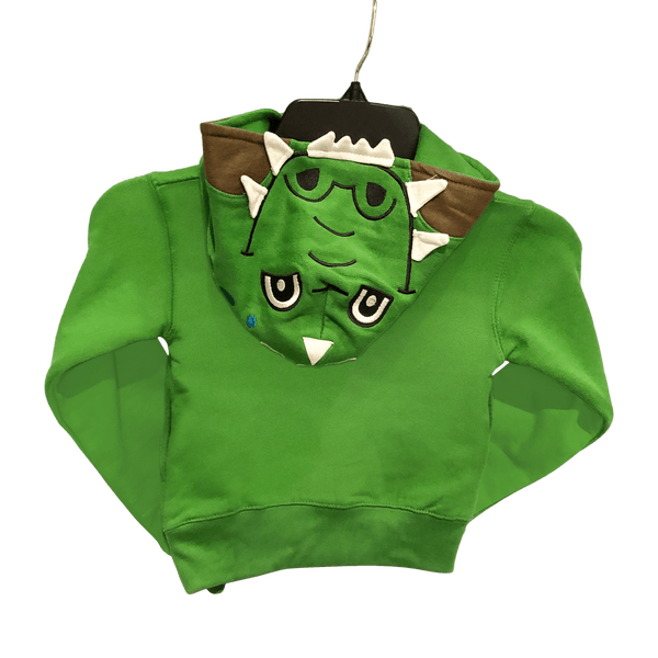 Gator Museum New Orleans Alligator Hoodie with cool face on the hood (Youth - 5 sizes 2T, 4T, 6-8. 10-12)