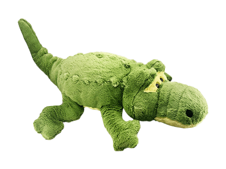 Super soft extra large plush alligator pillow
