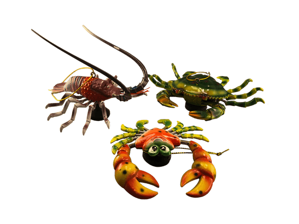 crab bobble magnet ornament