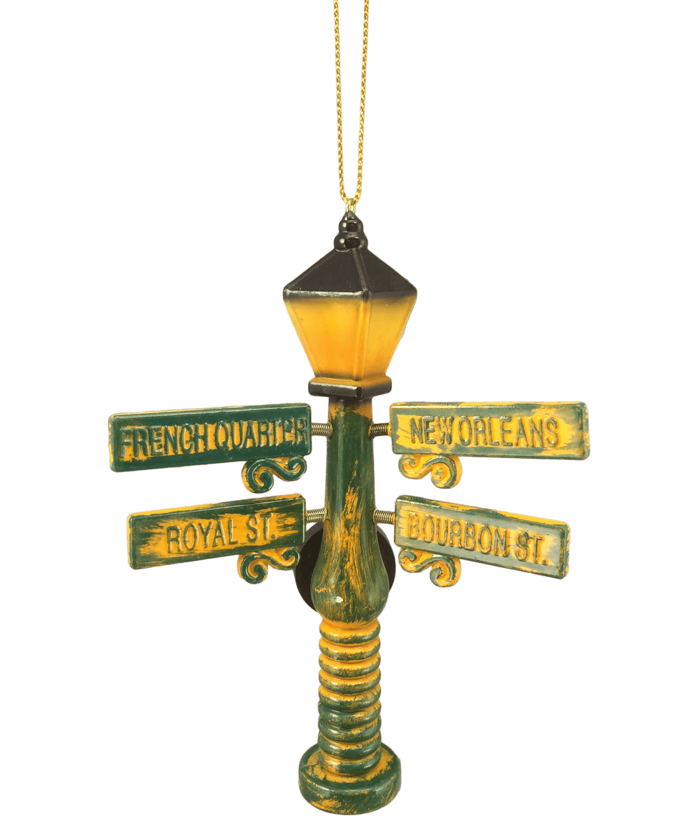 New Orleans Street Sign Ornament | Alligator King