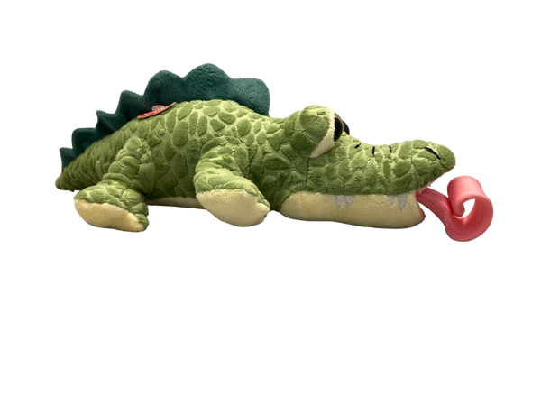 Stuffed Alligator with a Crazy Stick Out Tongue and Sound!