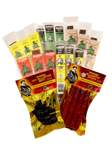 17 Piece Ultimate Gator Pack - Buffalo Bob's (3 ea) and Alligator King brand Jerky and Sticks