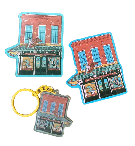 NEW! Alligator Museum "Little Histories" Key Rings, Magnets and Stickers by Sam Nga Blum