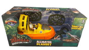 Get the Captain and his Airboat, two alligator nests and a momma gator! Great Set!