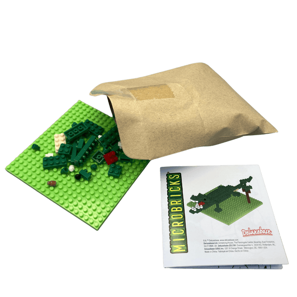 Larger size 109 piece Microbrick Alligator