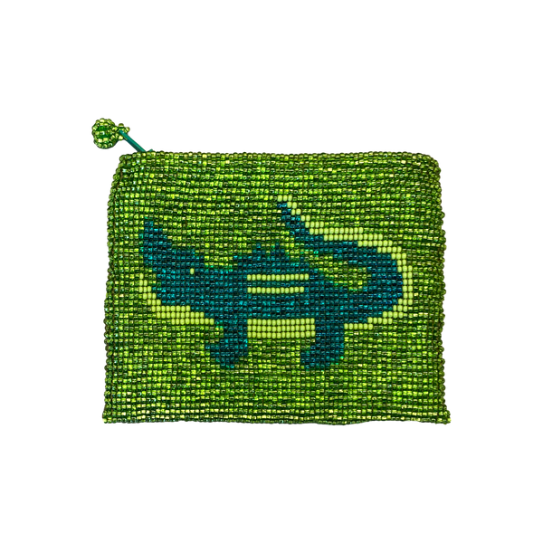 NEW! Sparkly Beaded Alligator Coin Purses