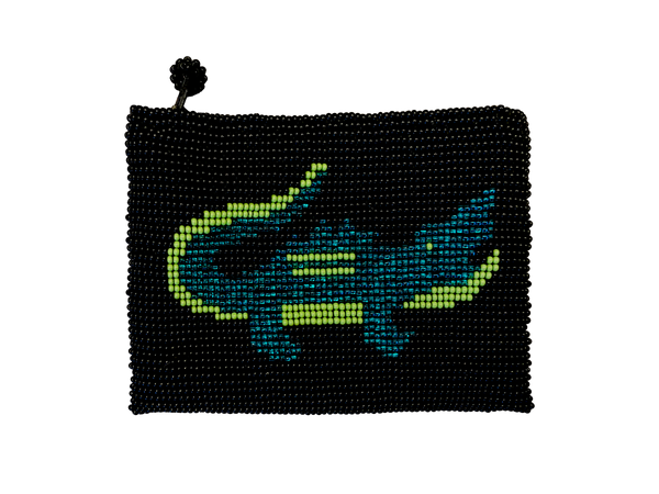 NEW! Sparkly Beaded Alligator Coin Purses
