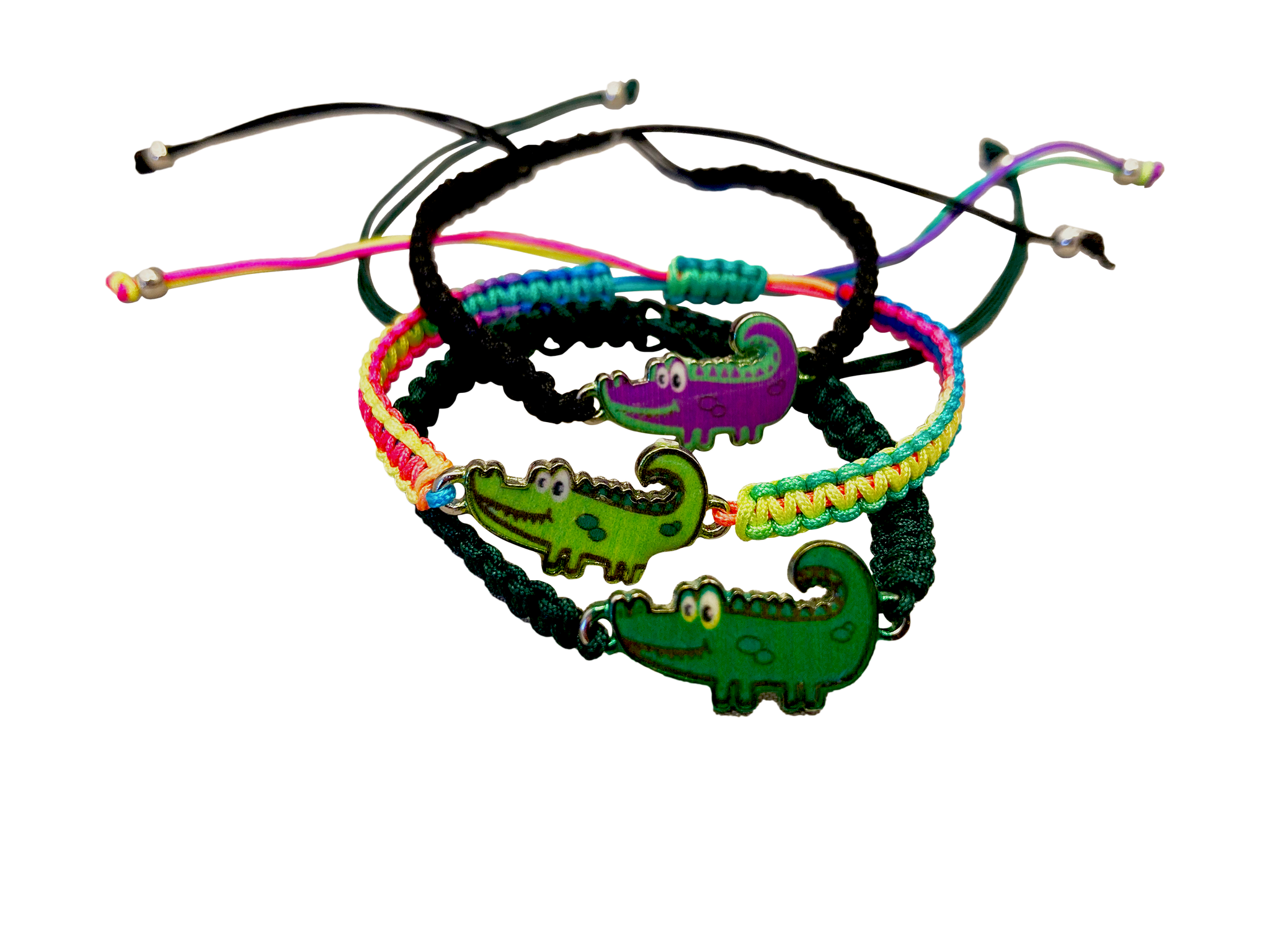 Cute Alligator Bracelet - Adjustable Cord