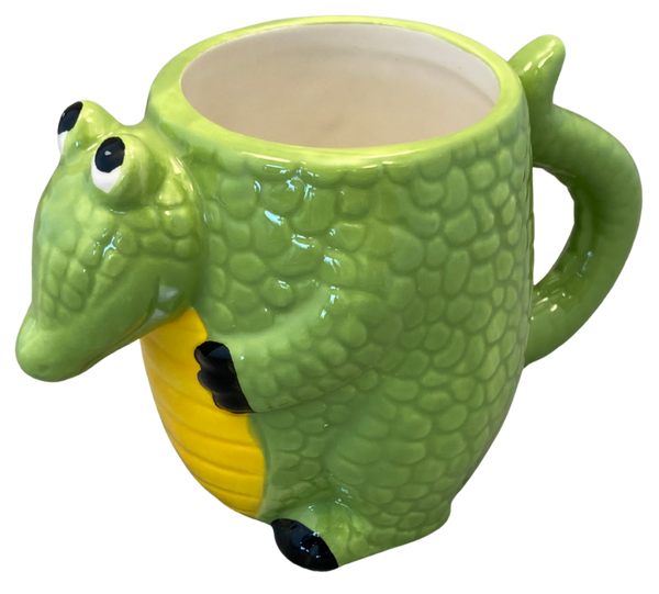 Adorable Ceramic Crocodile Mug