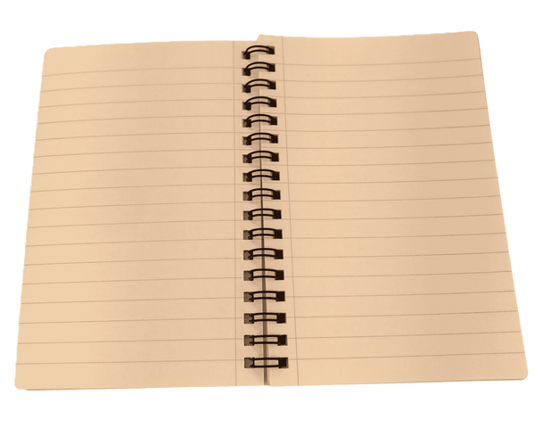 3D Baby Gators Spiraled Notebook (4x6in)