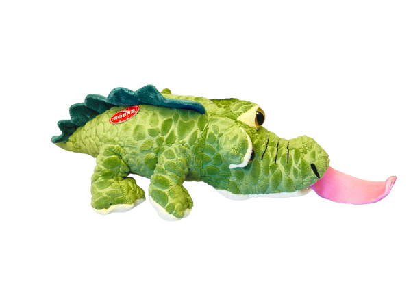 Stuffed Alligator with a Crazy Stick Out Tongue and Sound!