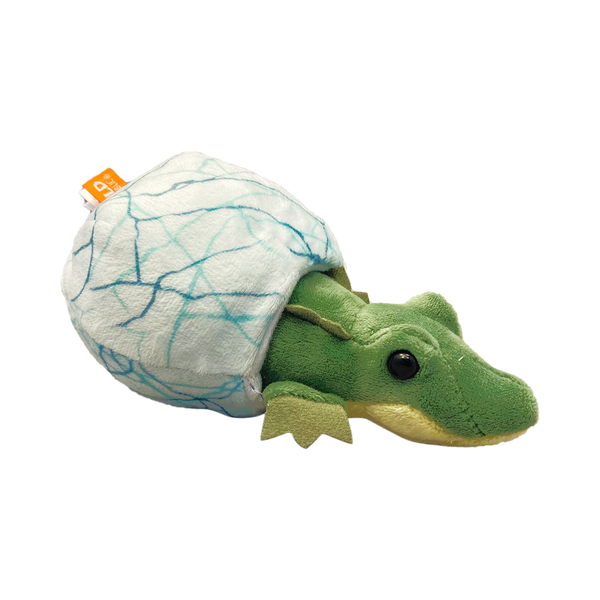Hatchling alligator egg plush