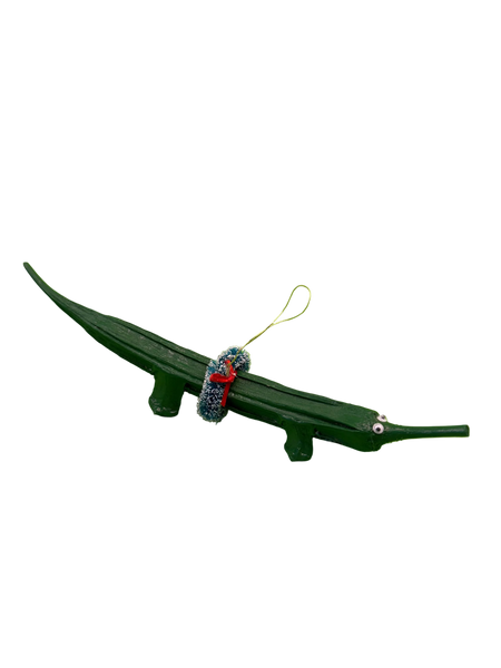 Gator Okra Ornaments - a true Louisiana craft masterpiece!