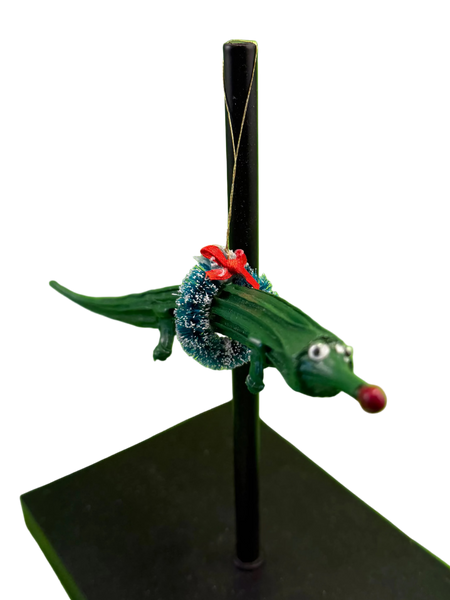 Gator Okra Ornaments - a true Louisiana craft masterpiece!