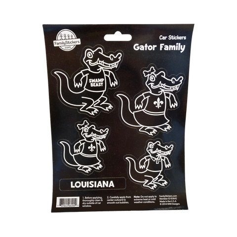 Gator Family Sticker Sheet