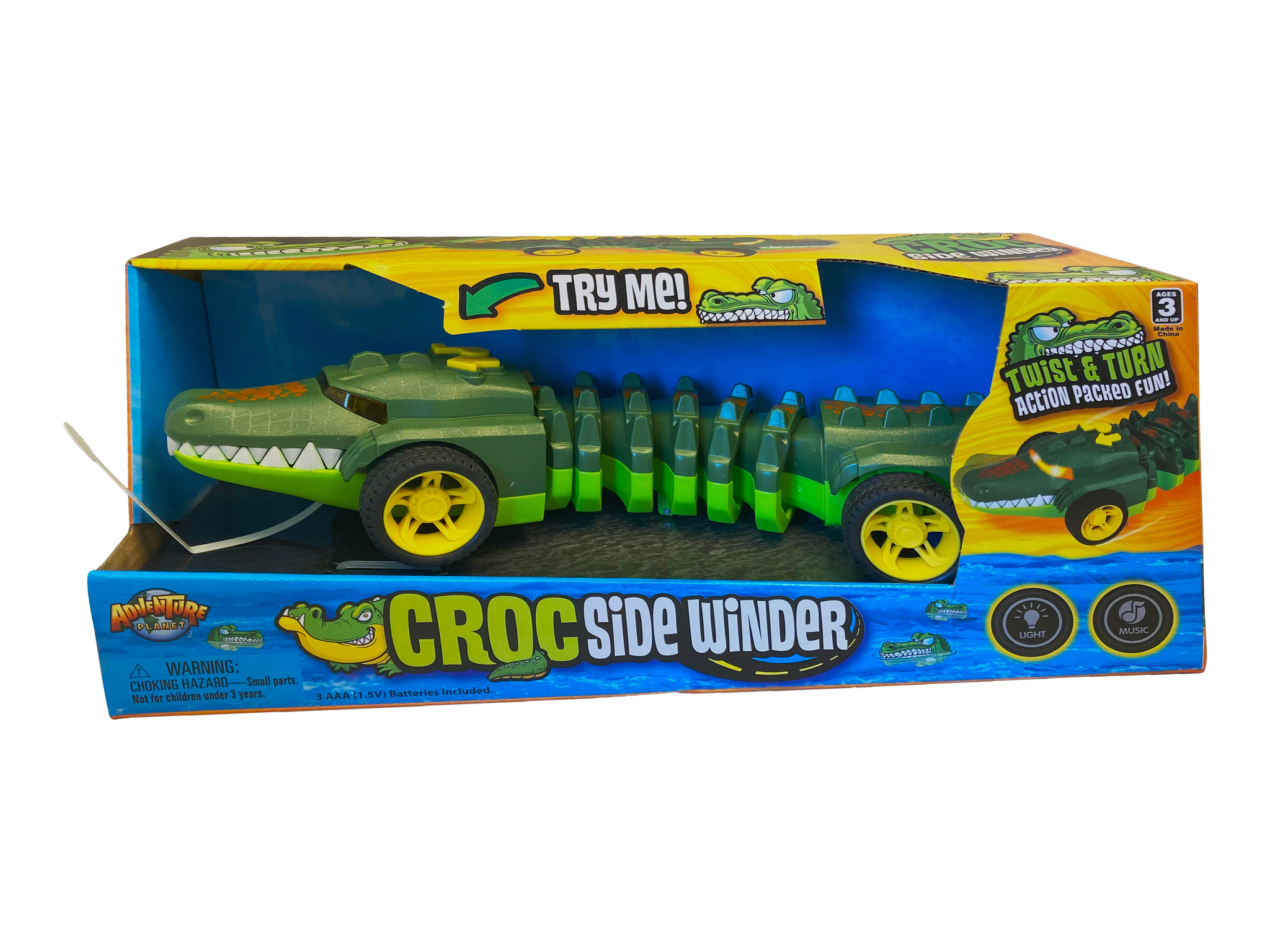 Crazy fast Crocodile Sidewinder Car – Alligator King