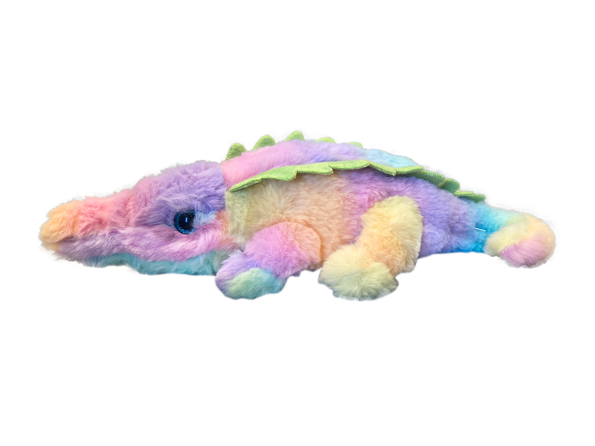 Super Soft Rainbow Plush Gator | Alligator King | Plush
