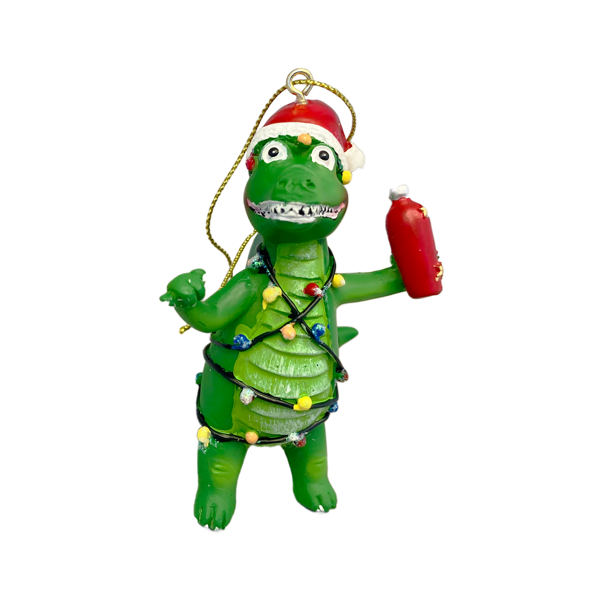 Crazy Gators: Wine Bottle and Wrapped in Lights or Carrying a Beach Ball