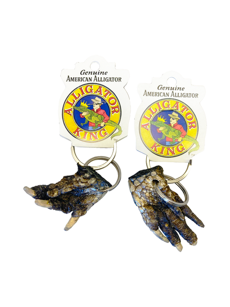 Alligator Foot Key Ring