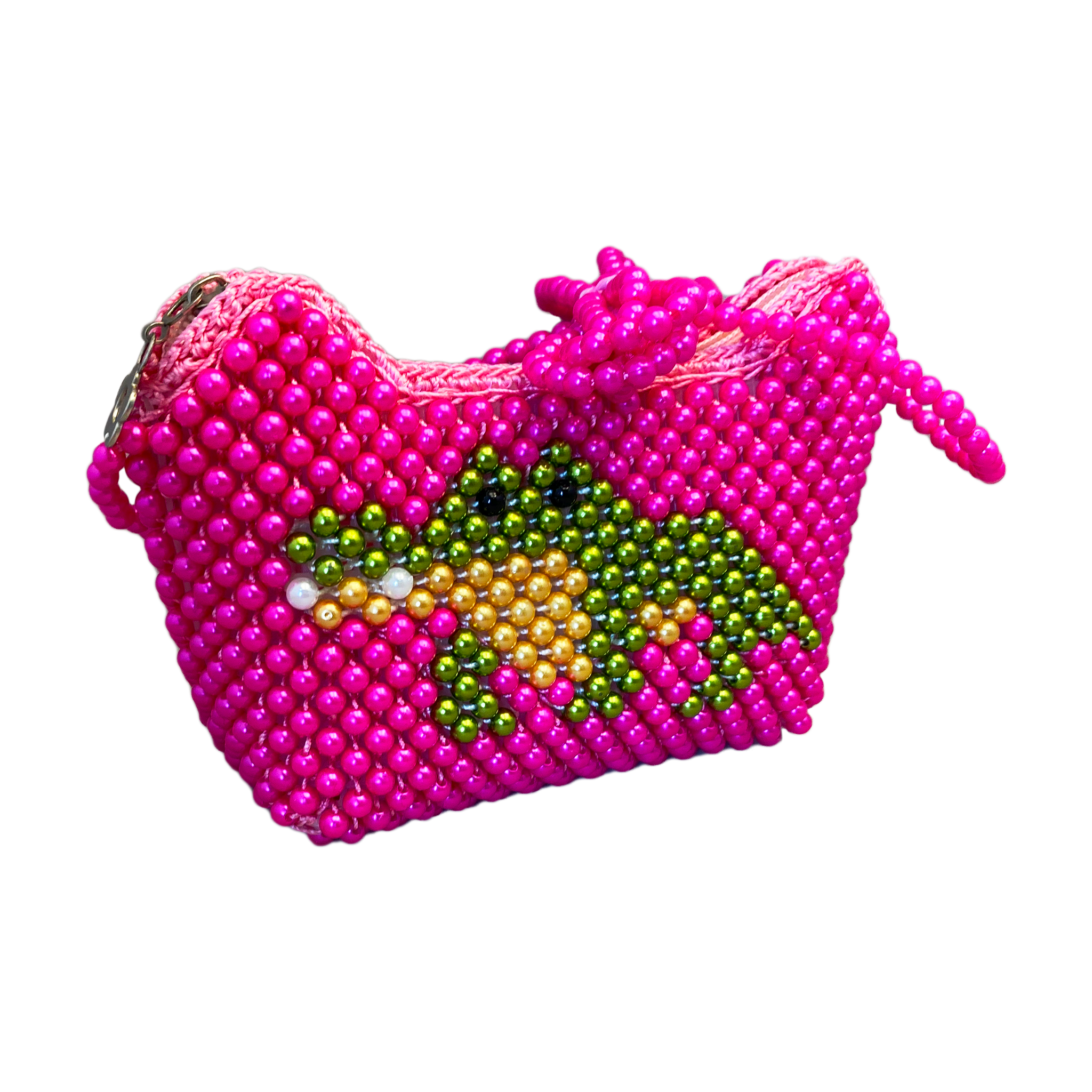 Lovely and high quality Pearl Purse with Alligator design - Now in