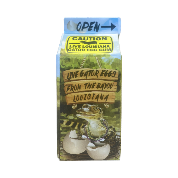 Gator Eggs Bubblegum in Cartons