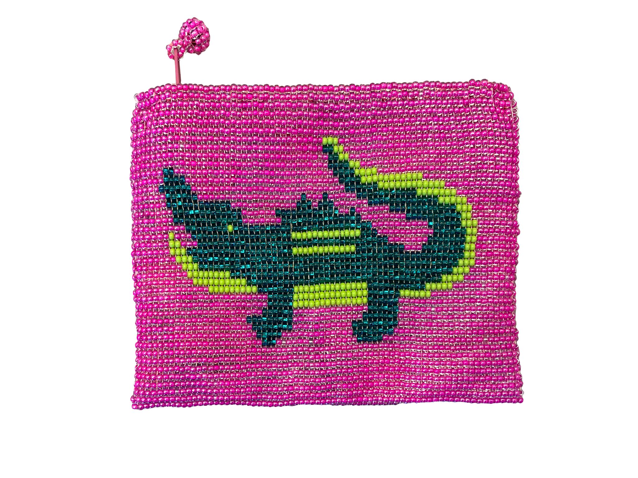 NEW! Sparkly Beaded Alligator Coin Purses