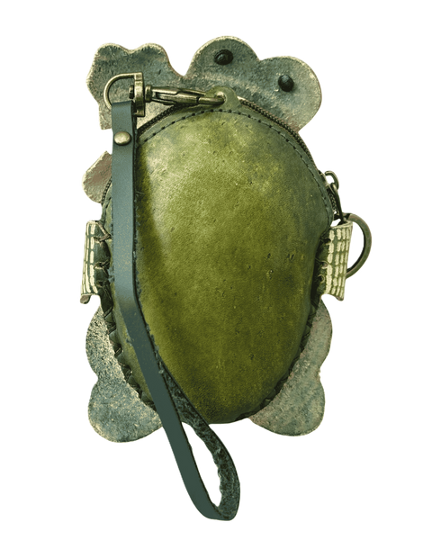 Upright Gator Leather Coin Purse