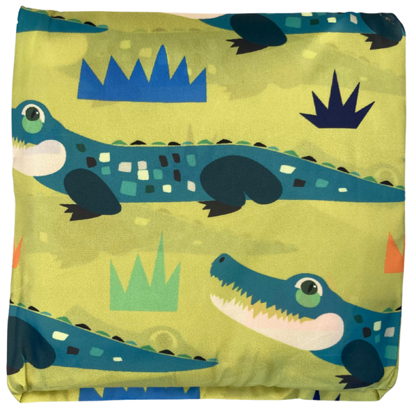 Handy Cute Reusable Pete Cromer Gator Design Shopping Bag