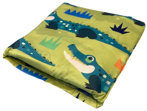 Handy Cute Reusable Pete Cromer Gator Design Shopping Bag