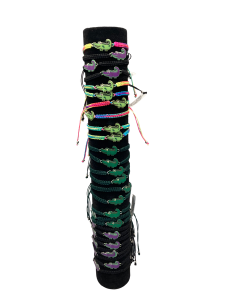 Cute Alligator Bracelet - Adjustable Cord