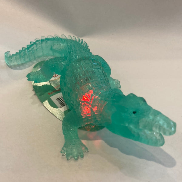 Multicolor Flashing Squishy Gel Alligator