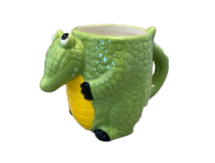 Adorable Ceramic Crocodile Mug