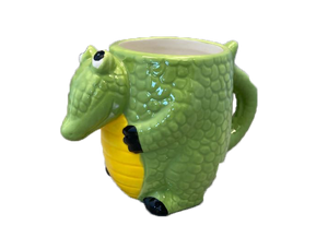 Adorable Ceramic Crocodile Mug