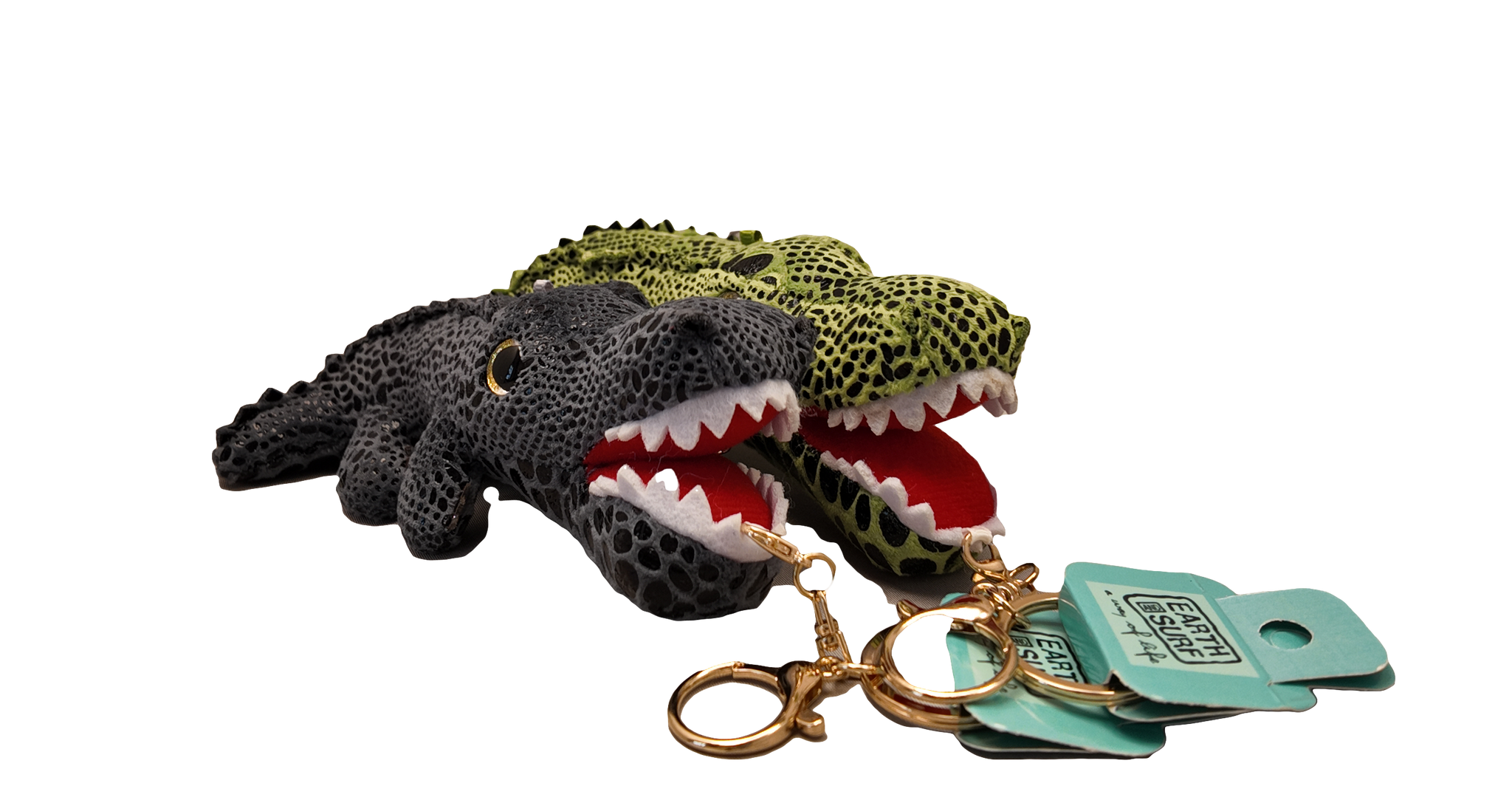 Plush Gator Keyring/Backpack Clip -Nice!