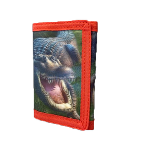 3D Gator Bog Velcro Wallet