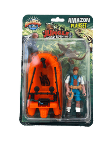 alligator boat action hero playset toy