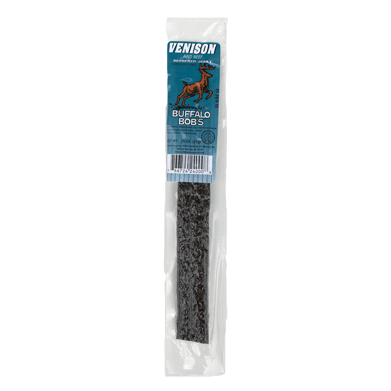 Venison & Beef Peppered Jerky