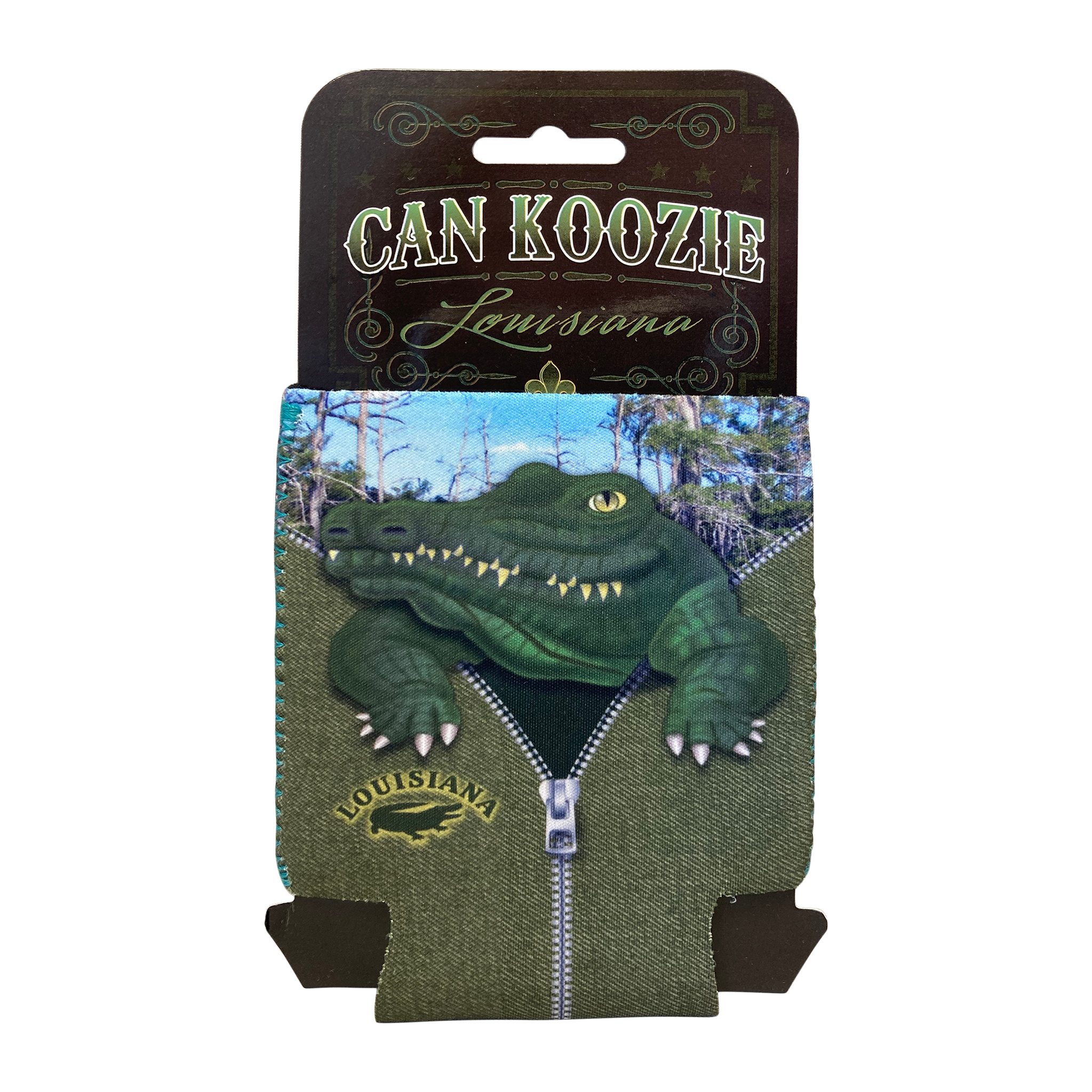 Gator Koozie Can Holder - Louisiana
