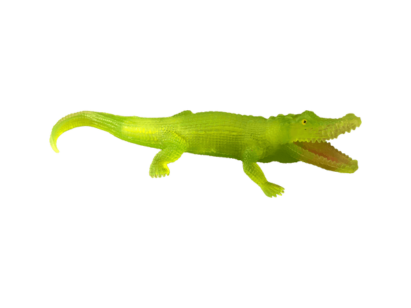 neon green squeaky gator