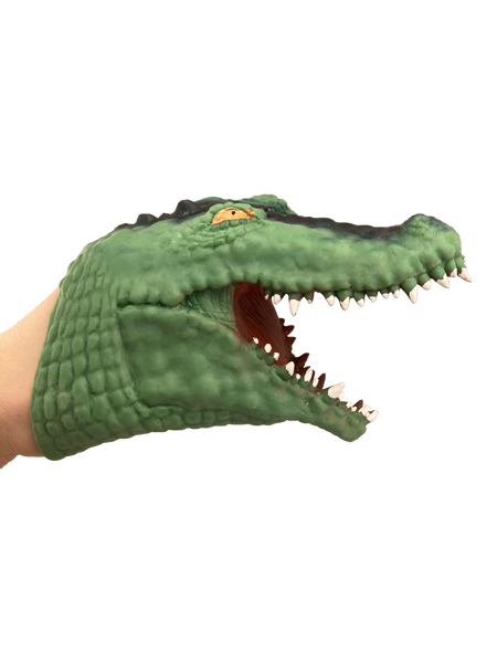 gator head hand puppet