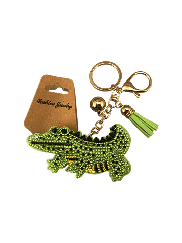 Gator Crossing Spinning Keychain – Alligator King