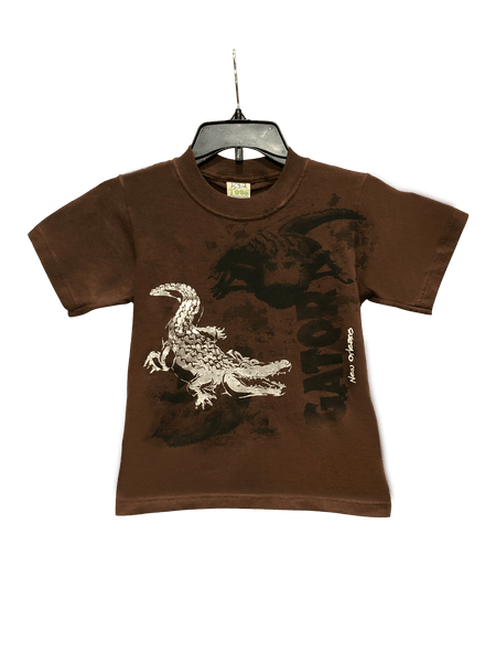 Silver Alligators T-Shirt (Youth) - Two colors - great shirts, limited sizes in green and brown