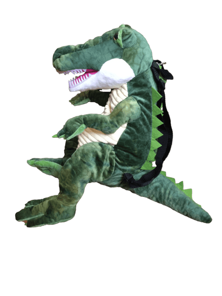 20 Alligator Backpack With Plastic Teeth