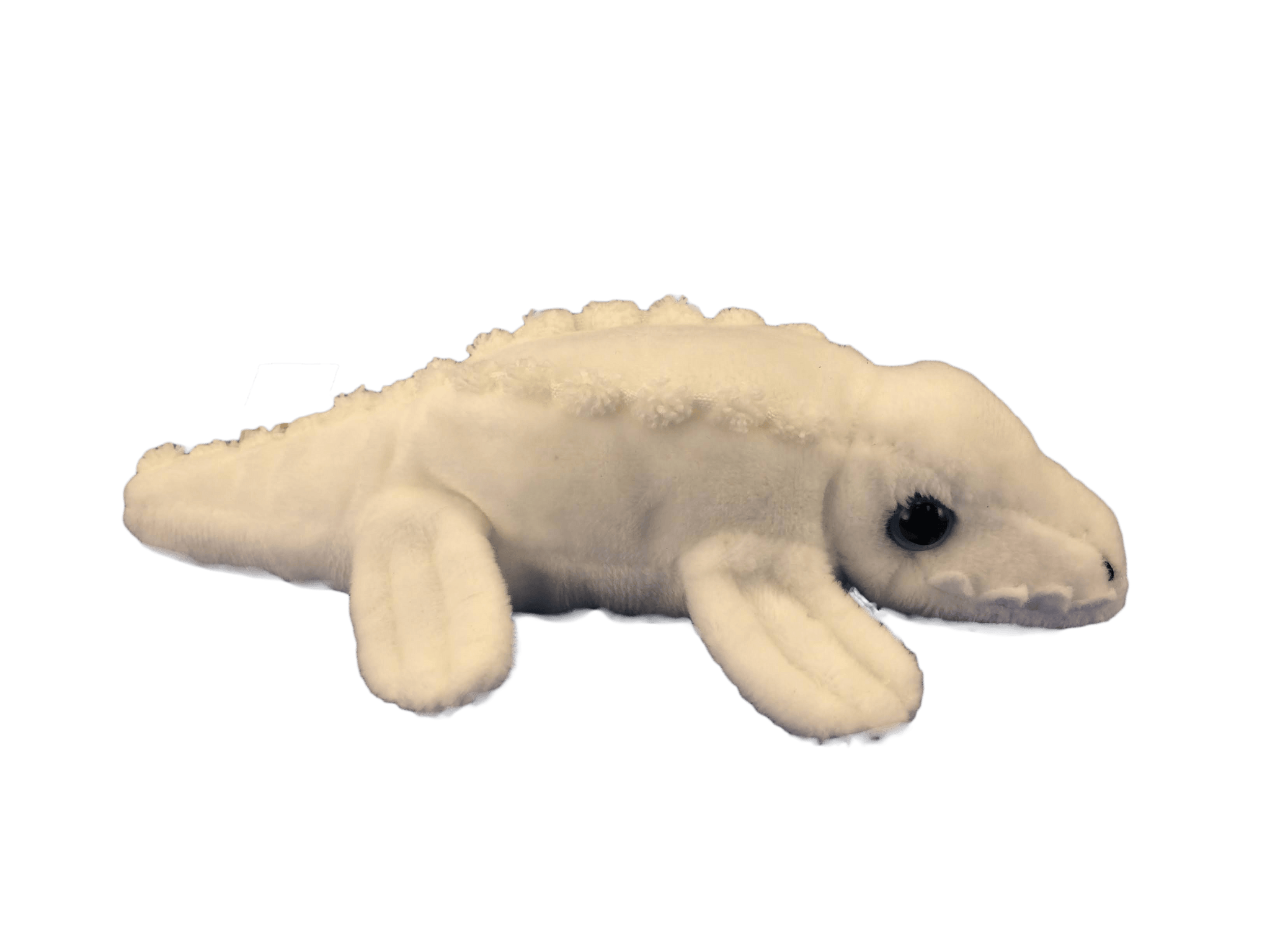White alligator top stuffed animal
