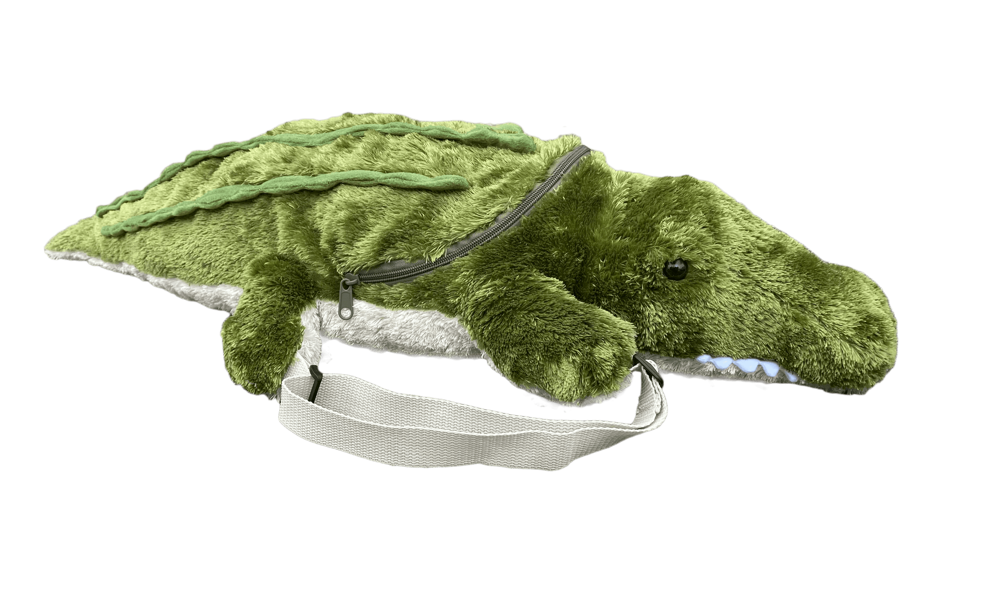 alligator backpack for kids Large size (28") Fuzzy Plush Backpack