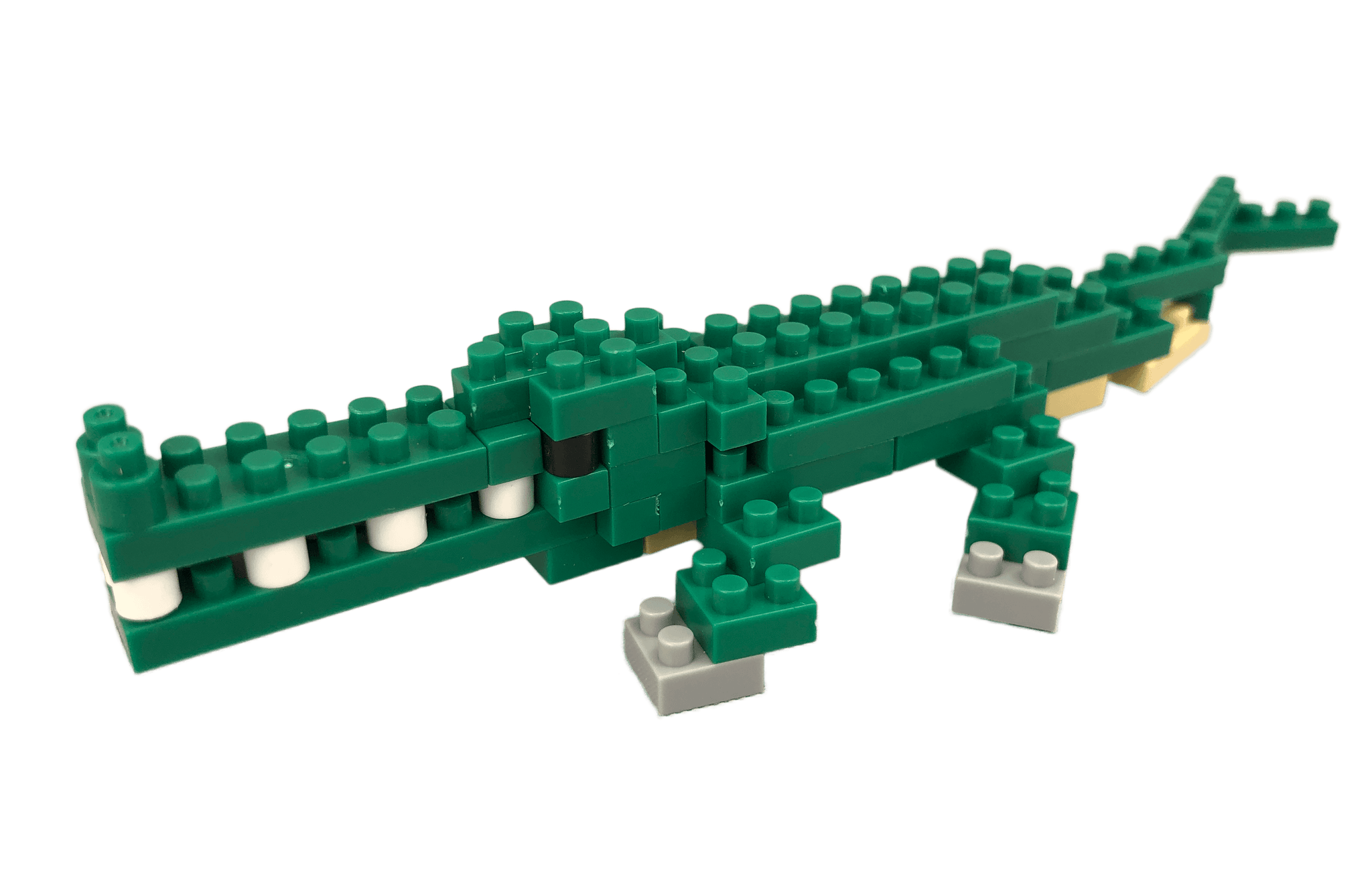 mini lego block alligator